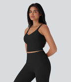 Débardeur de yoga court Halara UltraSculpt™ Cool dos nu à séchage rapide - UPF50+