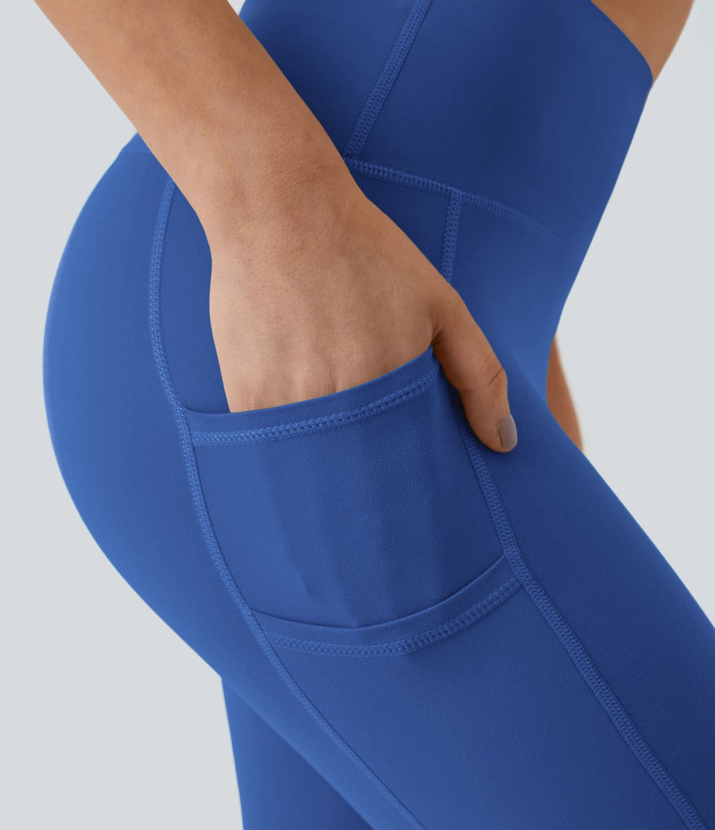 Softlyzero™ Legging Uni Taille Haute Doubles Poches - UPF50+