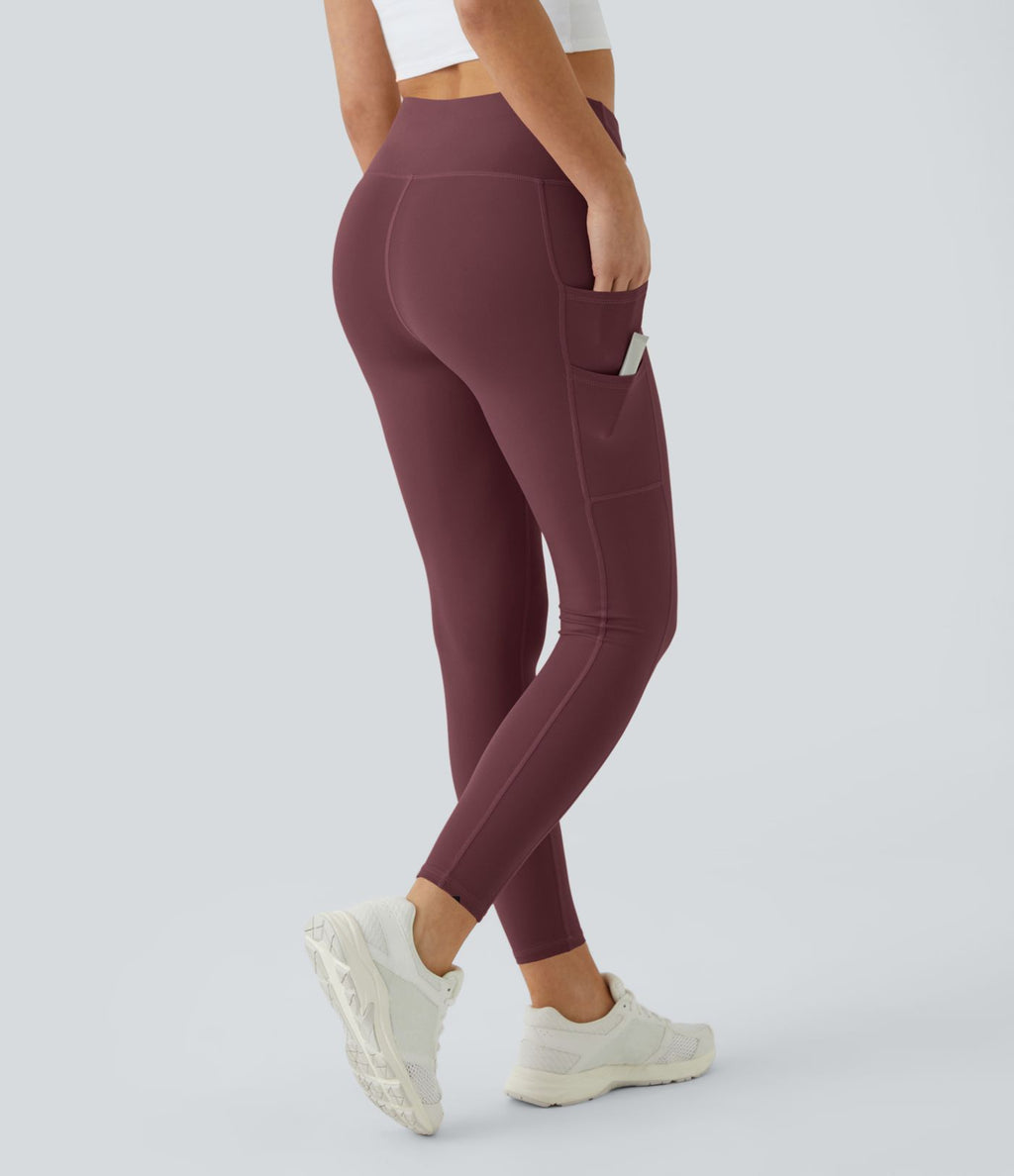 Softlyzero™ Legging Uni Taille Haute Doubles Poches - UPF50+