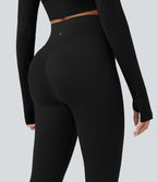 Legging yoga 7/8 gainant effet push-up taille haute sans couture OneForm Seamless Flow