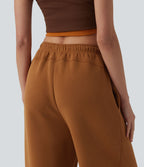 Pantalon casual SpacerTek™ coupe droite taille haute avec cordon de serrage et poches