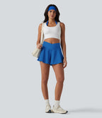 Breezeful™ Short de course 2-en-1 10 cm taille haute croisée à séchage rapide, avec poches