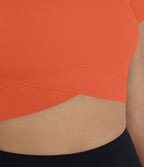 Softlyzero™ Plush Sports Top Ourlet Croisé
