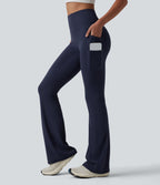 Legging de yoga bootcut SoftlyZero™ taille haute avec poches - UPF50+