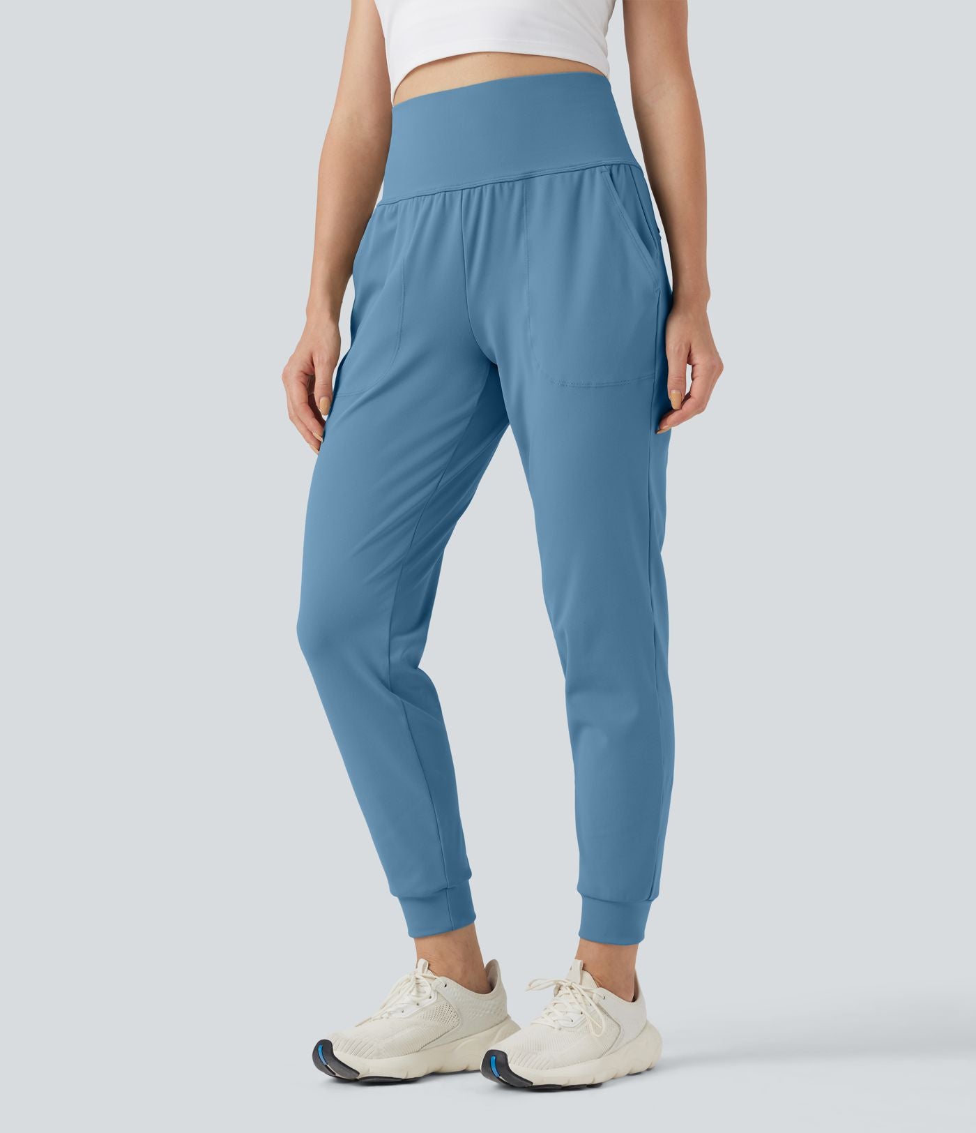 Jogging running gainant taille moyenne DayStretch avec poches