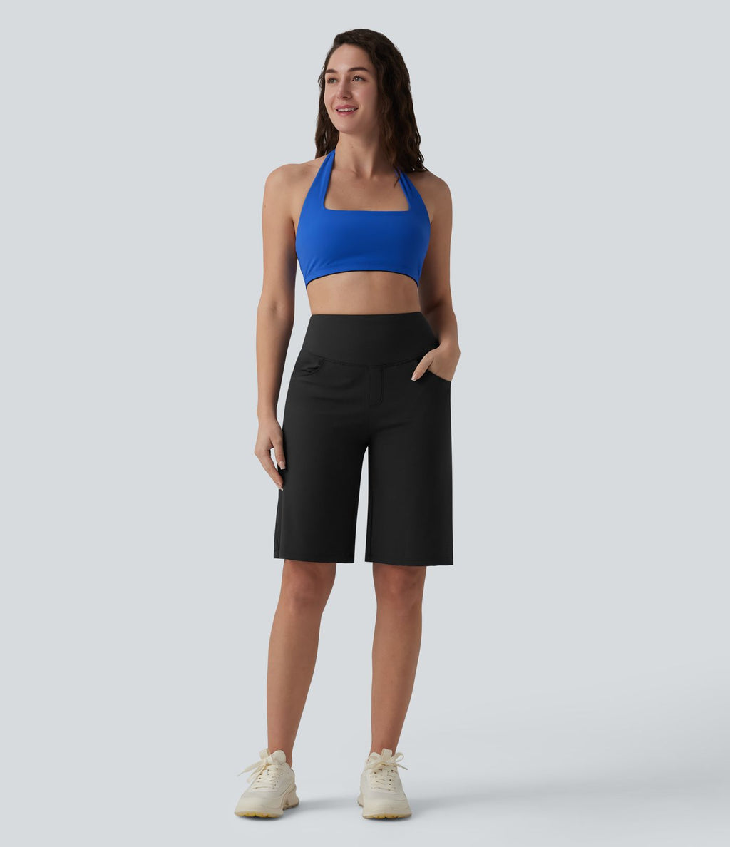 Short de yoga SoftlyZero™ Airy ample gainant taille haute effet frais InstantCool avec poches
