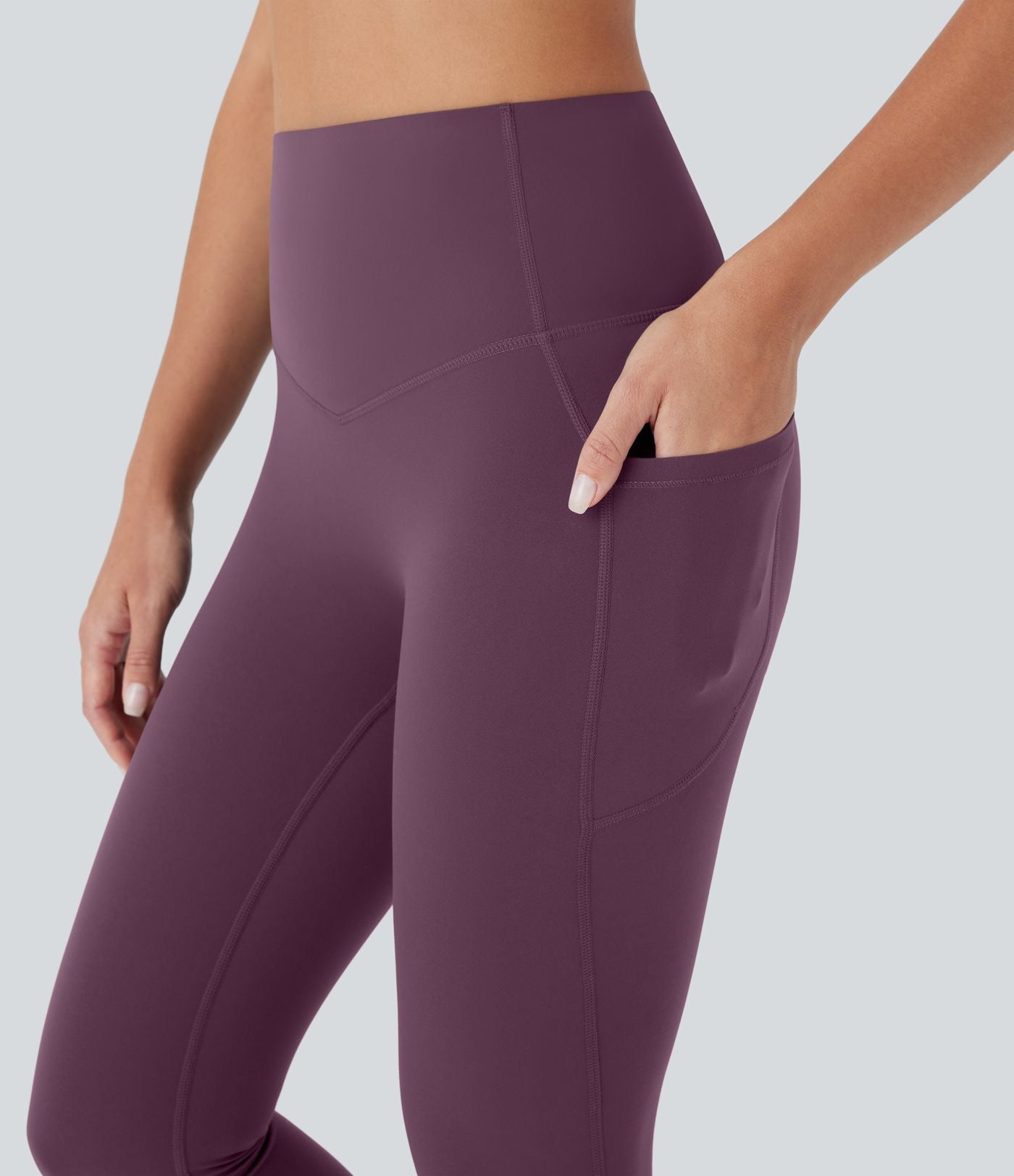 Legging corsaire d'entraînement gainant galbant taille haute avec poches Halara UltraSculpt™