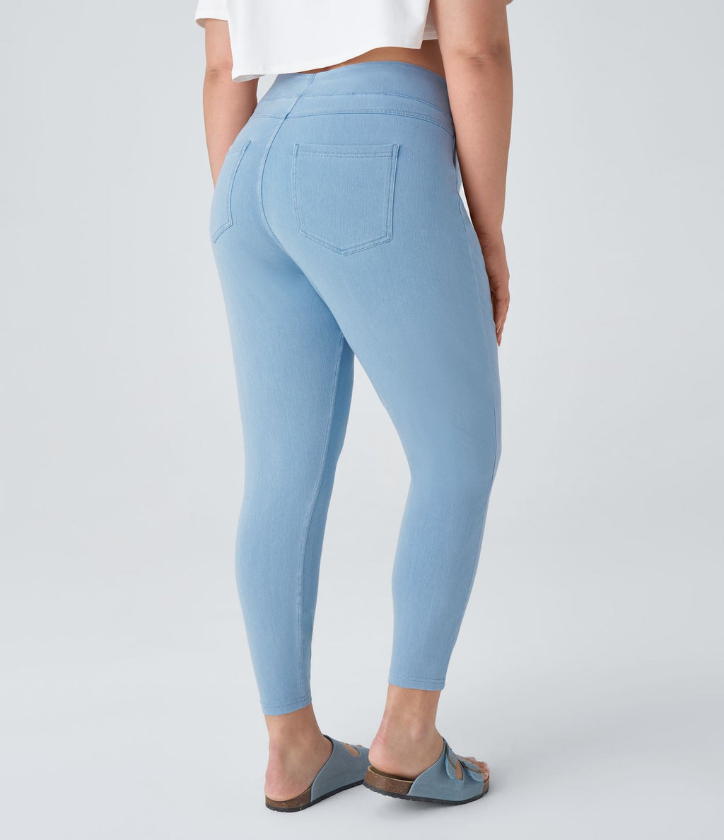 Halara Flex™ Jegging Casual Taille Haute Tricot Extensible Poche Latérale Arrière Grande Taille