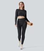 Legging de yoga Seamless Flow taille haute