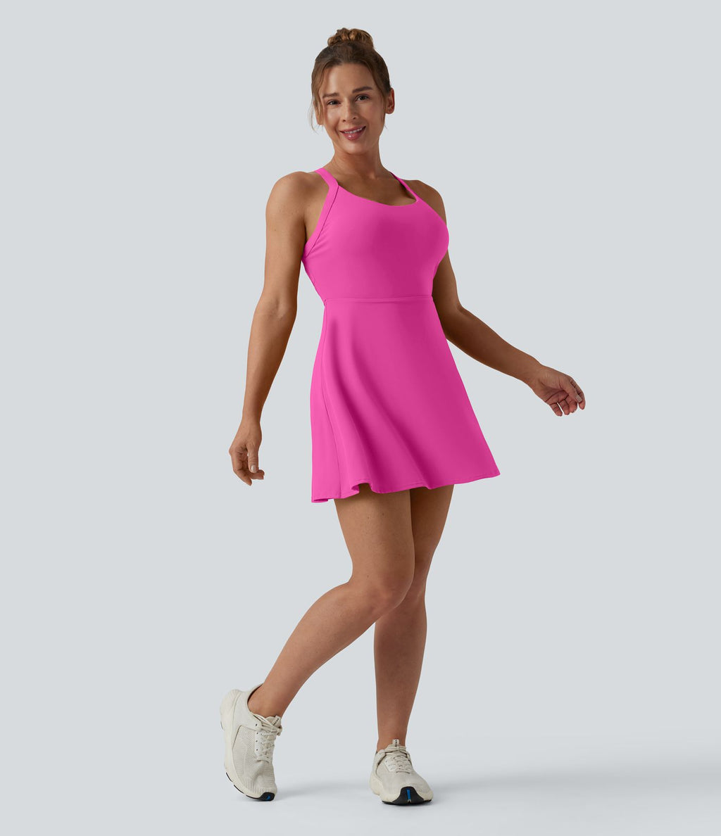 Robe de danse SoftlyZero™ Airy dos nu torsadé effet frais InstantCool, accès facile Easy Peasy, bonnets E-G