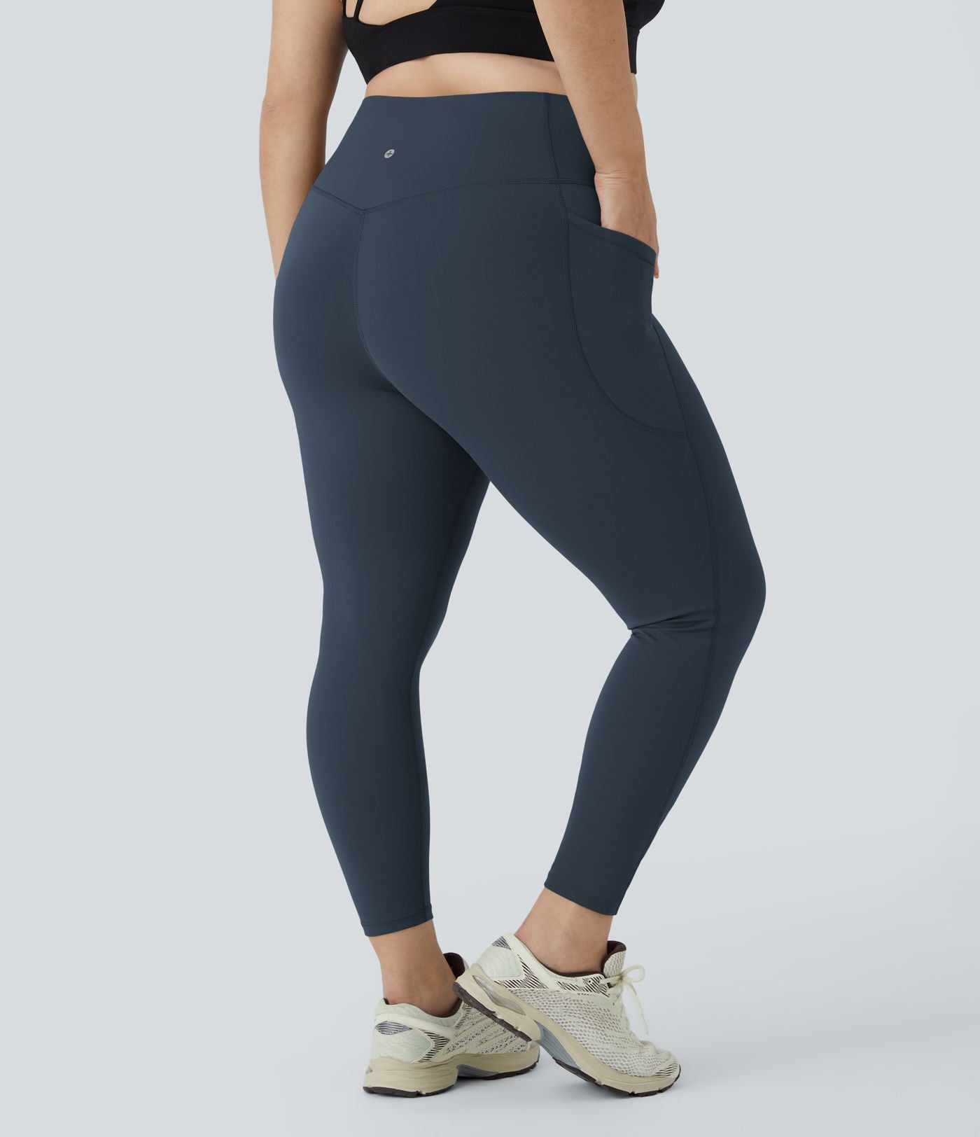 Legging d'entraînement gainant taille haute grande taille avec poches Halara UltraSculpt™