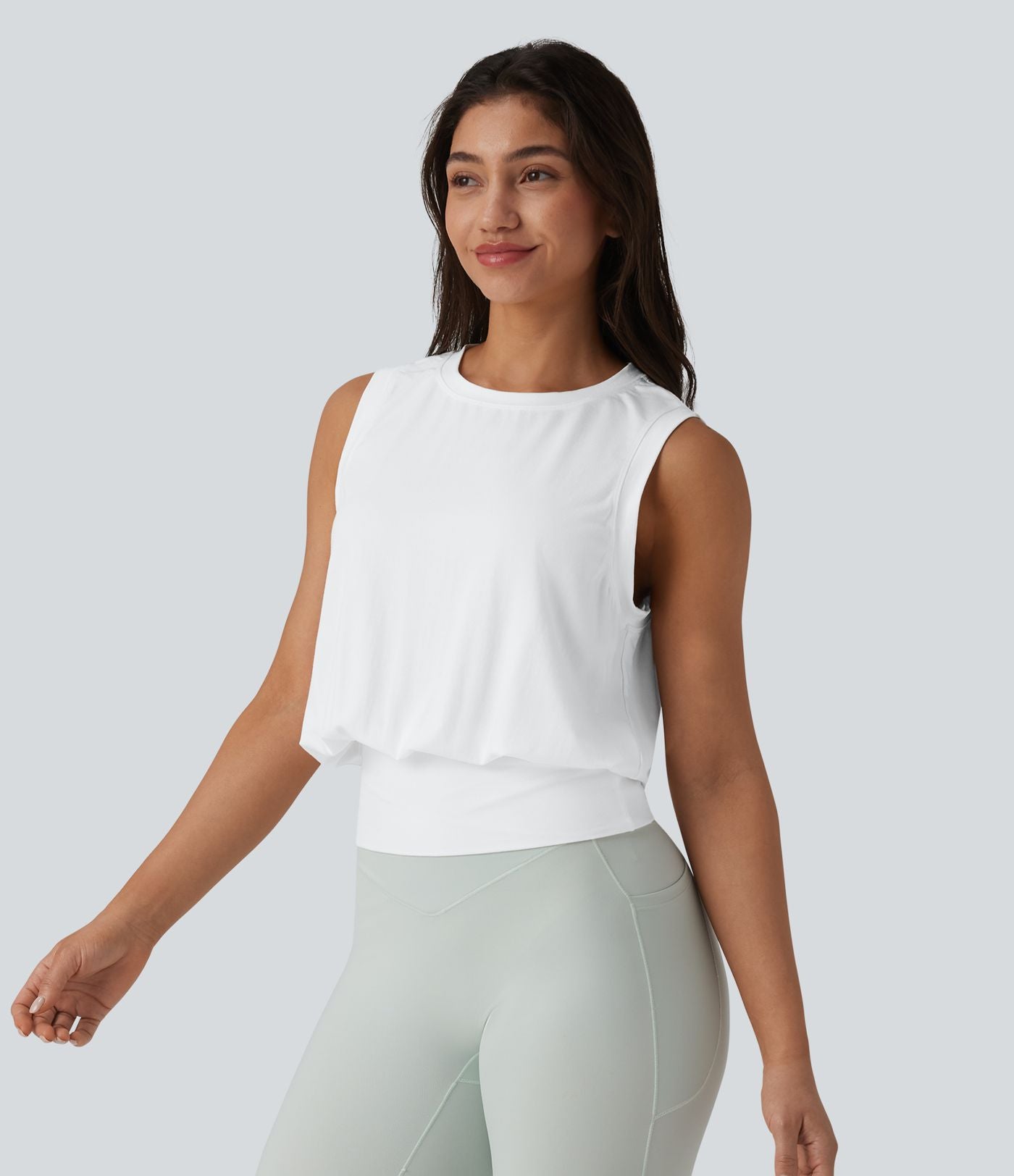 Débardeur de sport col rond