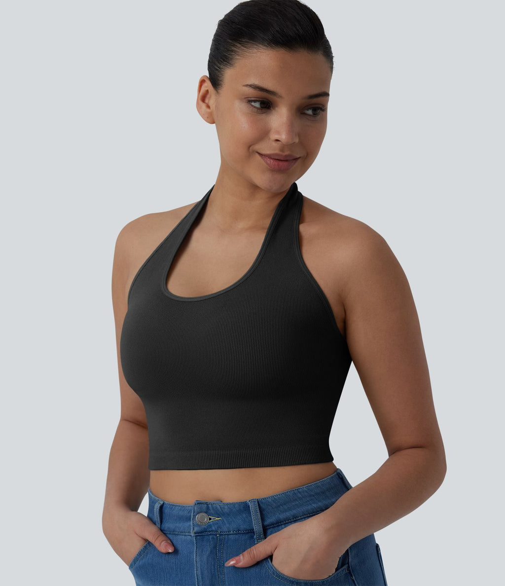 OneForm Débardeur décontracté court dos nu sans couture Seamless Flow