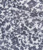 Jupe mi-longue fluide casual imprimé floral taille haute avec poches