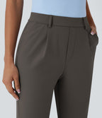 Pantalon de travail fuselé longueur cheville taille haute Halara Flex™ DayStretch avec poches