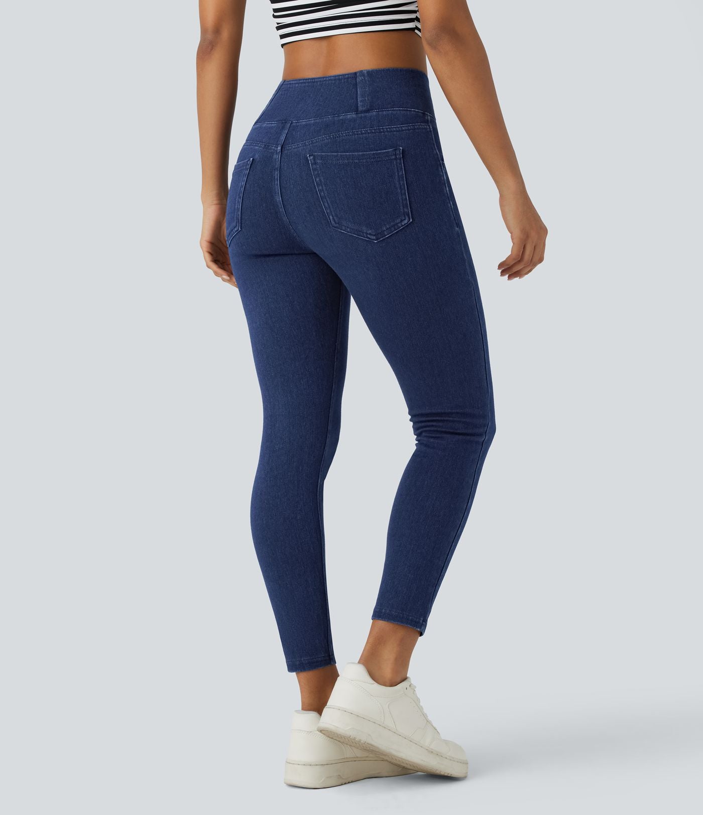 Halara Flex™ Jegging Travail Taille Haute Croisé Poches Multiples Tricot Extensible
