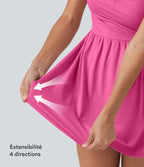 Robe-short mini SoftlyZero™ Plush à encolure cœur avec coussinets amovibles, poches et bonnets B à E, accès facile Easy Peasy