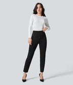 Pantalon de travail longueur cheville taille haute Halara Flex™ avec poches