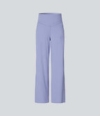 Pantalon de yoga droit Halara X Smiley® Halara UltraSculpt™ taille haute ventre plat avec poches