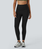 Legging 7/8 de yoga Softlyzero™ thermique taille haute avec poches latérales