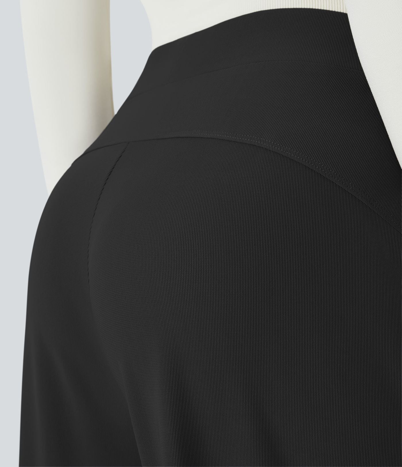 Halara Flex™ Pantalon Tailleur Évasé à Taille Haute Sculptant la Silhouette avec Poches Latérales Micro Waffle
