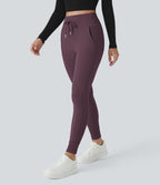 Jogging taille haute Softlyzero™ Plush avec cordon de serrage et poches latérales