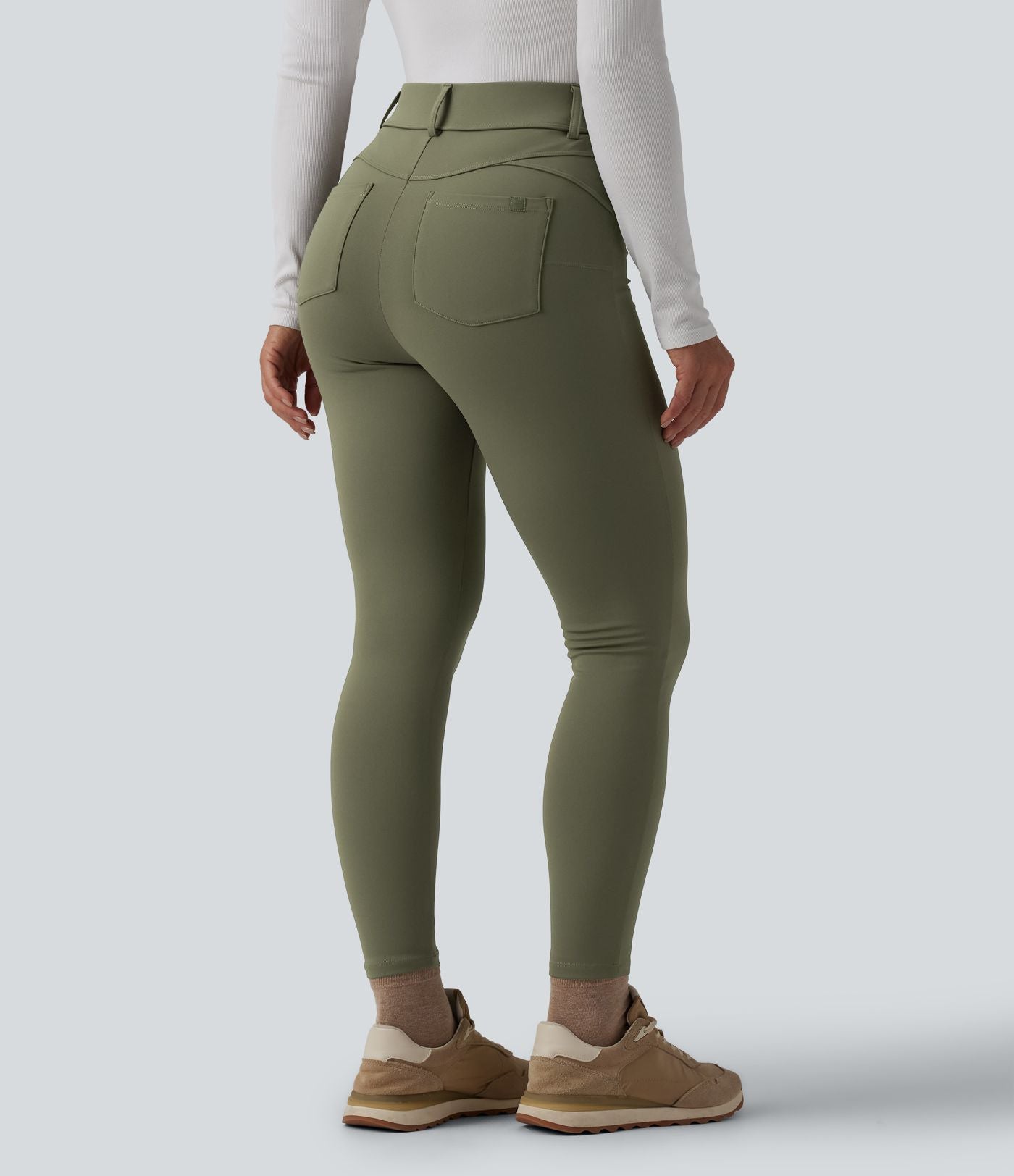 Legging thermique SoftlyZero™ Plush 7/8 taille haute avec poches