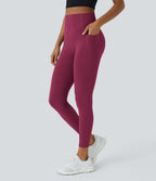 Legging d'entraînement gainant galbant taille haute avec effet scrunch et poches Halara UltraSculpt™