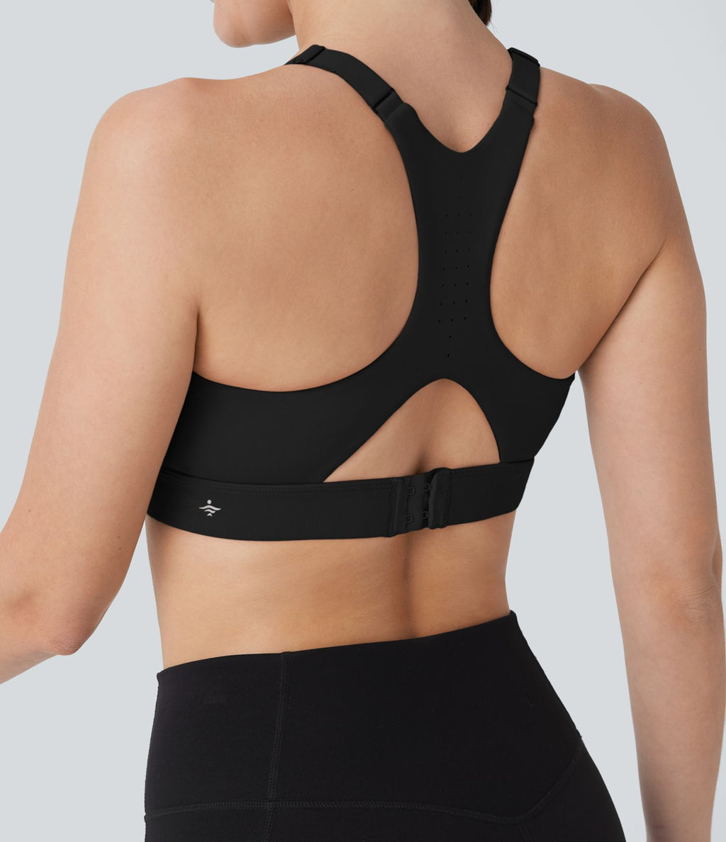 Brassière d'entraînement SpeedWave™ maintien moyen coques moulées perforée crochet ajustable séchage rapide E-G
