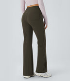 Legging évasé uni taille haute DayStretch avec poches