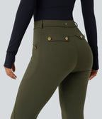 Pantalon ajusté taille haute DayStretch avec poches