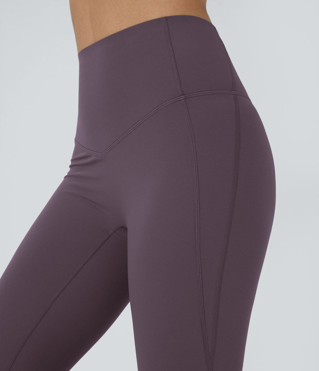 Pantalon 7/8 d'entraînement gainant galbant taille haute avec poches Halara UltraSculpt™