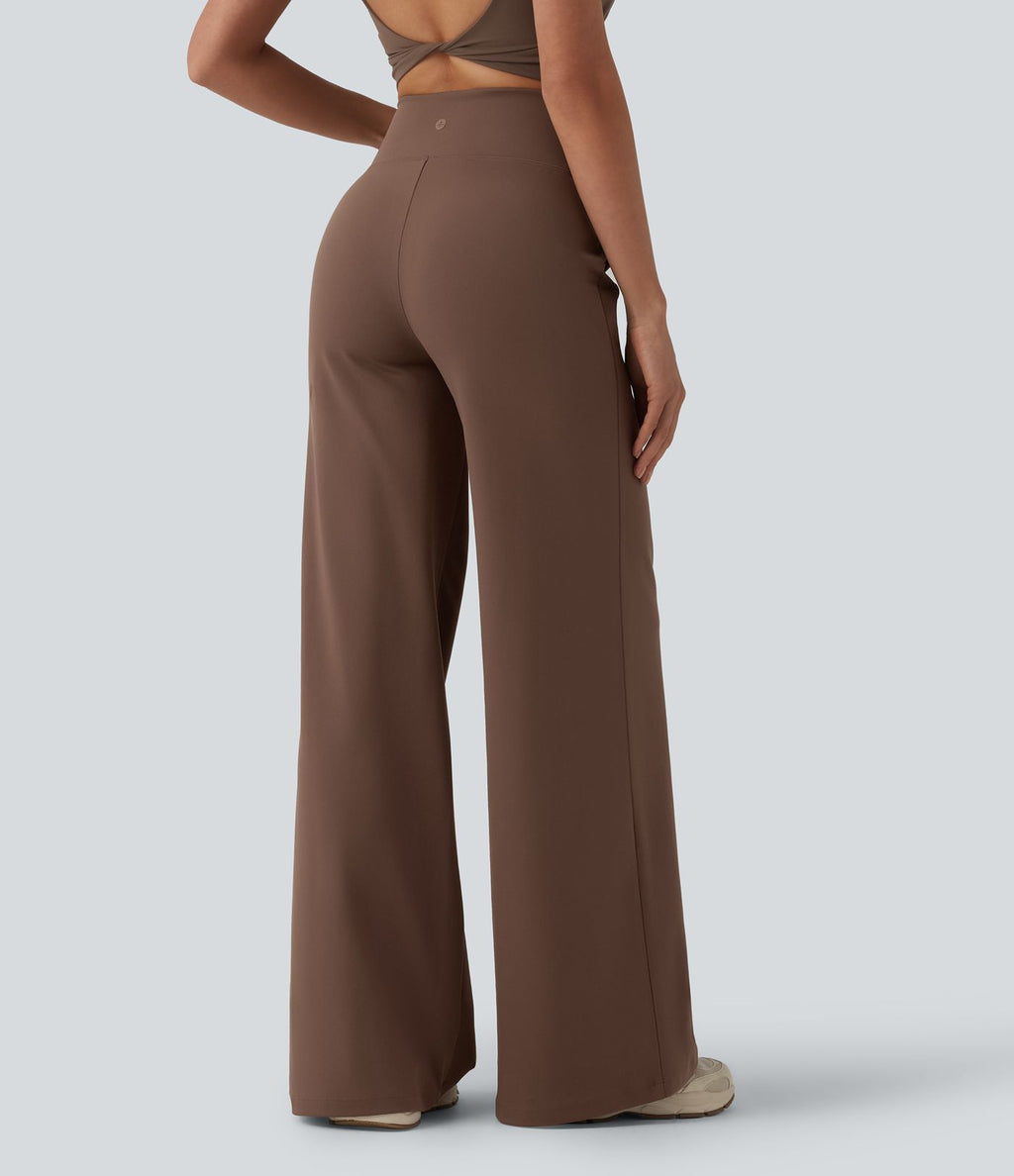 Pantalon de yoga large DayStretch gainant taille haute avec poches