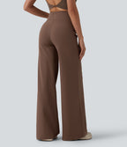 Pantalon de yoga large DayStretch gainant taille haute avec poches