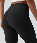 Pantalon casual skinny SpacerTek™ taille haute avec cordon de serrage et poches