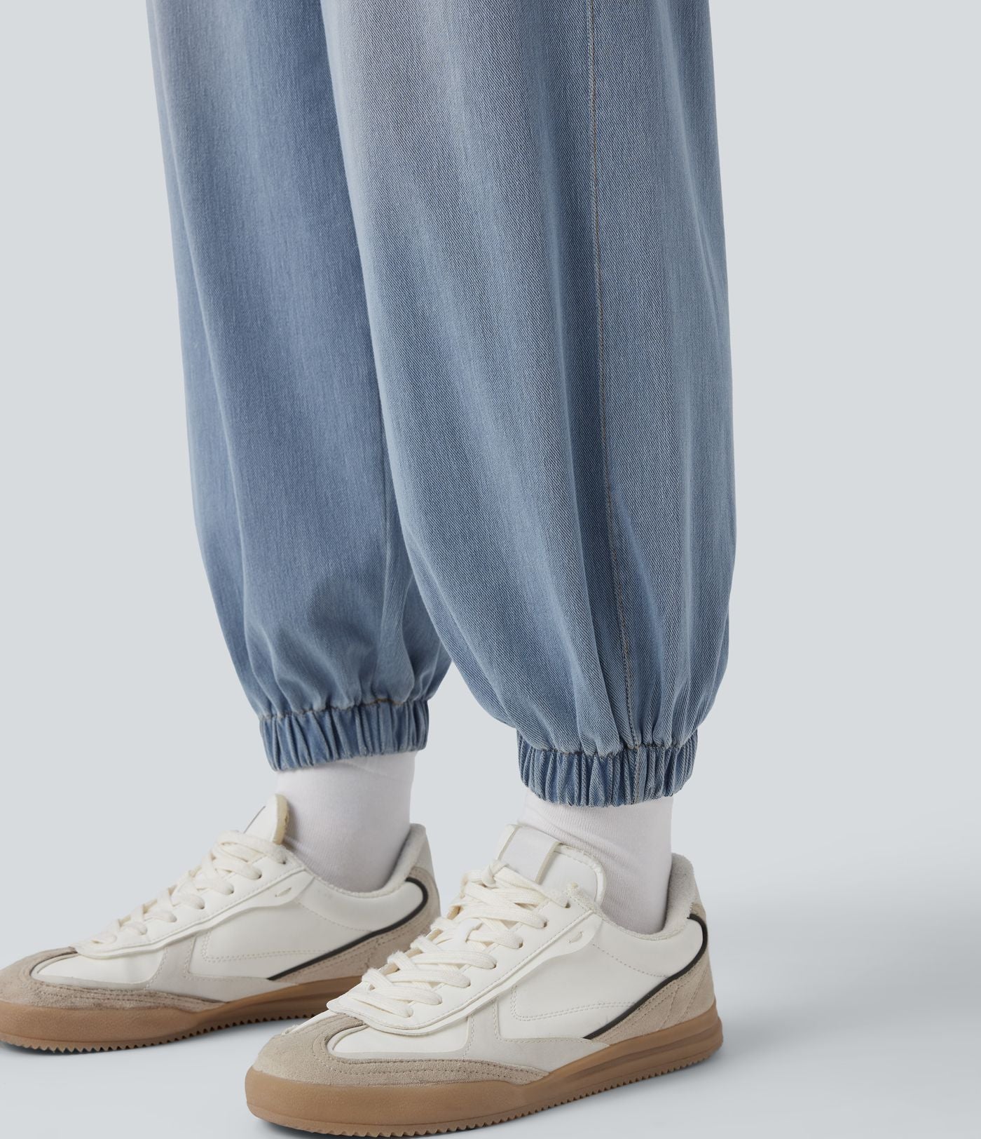 Jean décontracté Halara Flex™ taille mi-haute avec cordon de serrage et pochesns