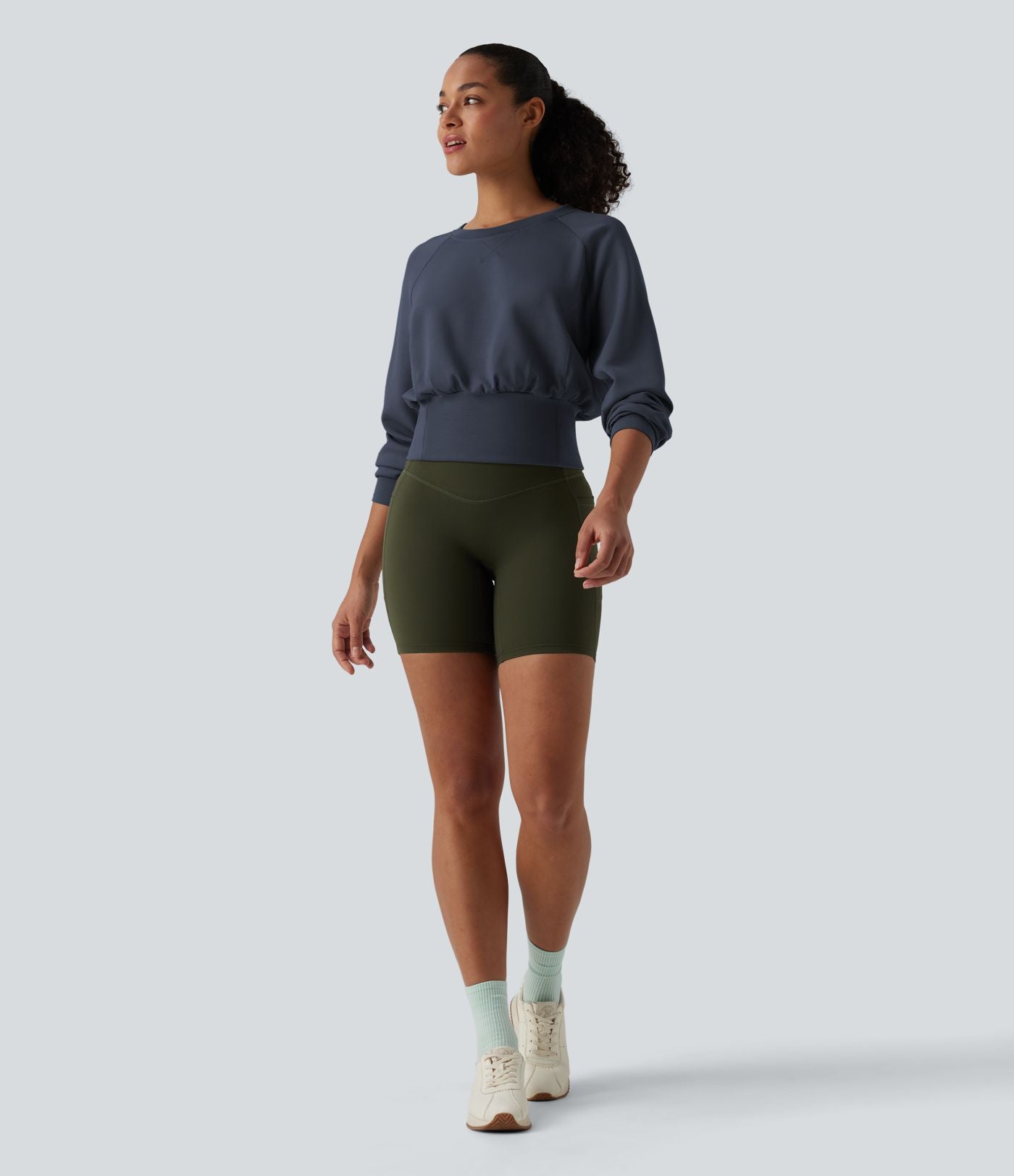 Sweat décontracté SpacerTek™ col rond à manches longues