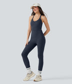 Combinaison-pantalon d'entraînement gainante avec poches - Édition Easy Peasy Halara UltraSculpt™