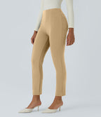 Pantalon tailleur ajusté taille haute Halara Flex™ avec poches