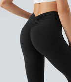Short cycliste 7,5 cm de yoga gainant taille haute à blocs de couleurs et séchage rapide SoftlyZero™