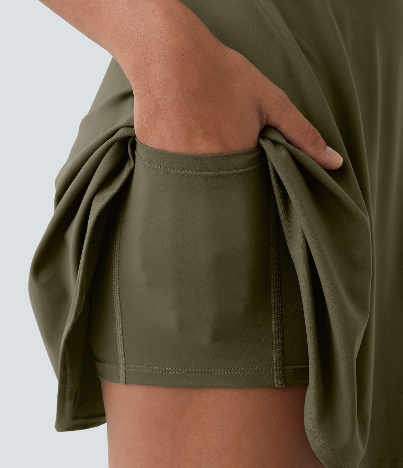 Robe de Danse Sport Mini à Volants Torsadés Dos Nu - Longueur Plus