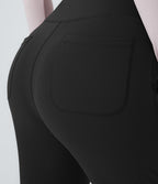 Legging évasé uni taille haute DayStretch avec poches