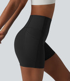 Short cycliste de yoga ventre plat Halara UltraSculpt™, taille haute, anti-roulis, 12,5 cm, avec poches