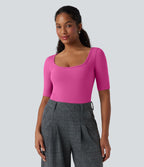T-shirt de travail SoftlyZero™ Airy encolure arrondie manches courtes effet frais InstantCool
