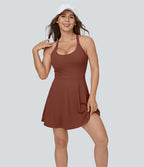 Robe de sport danse mini évasée E-G