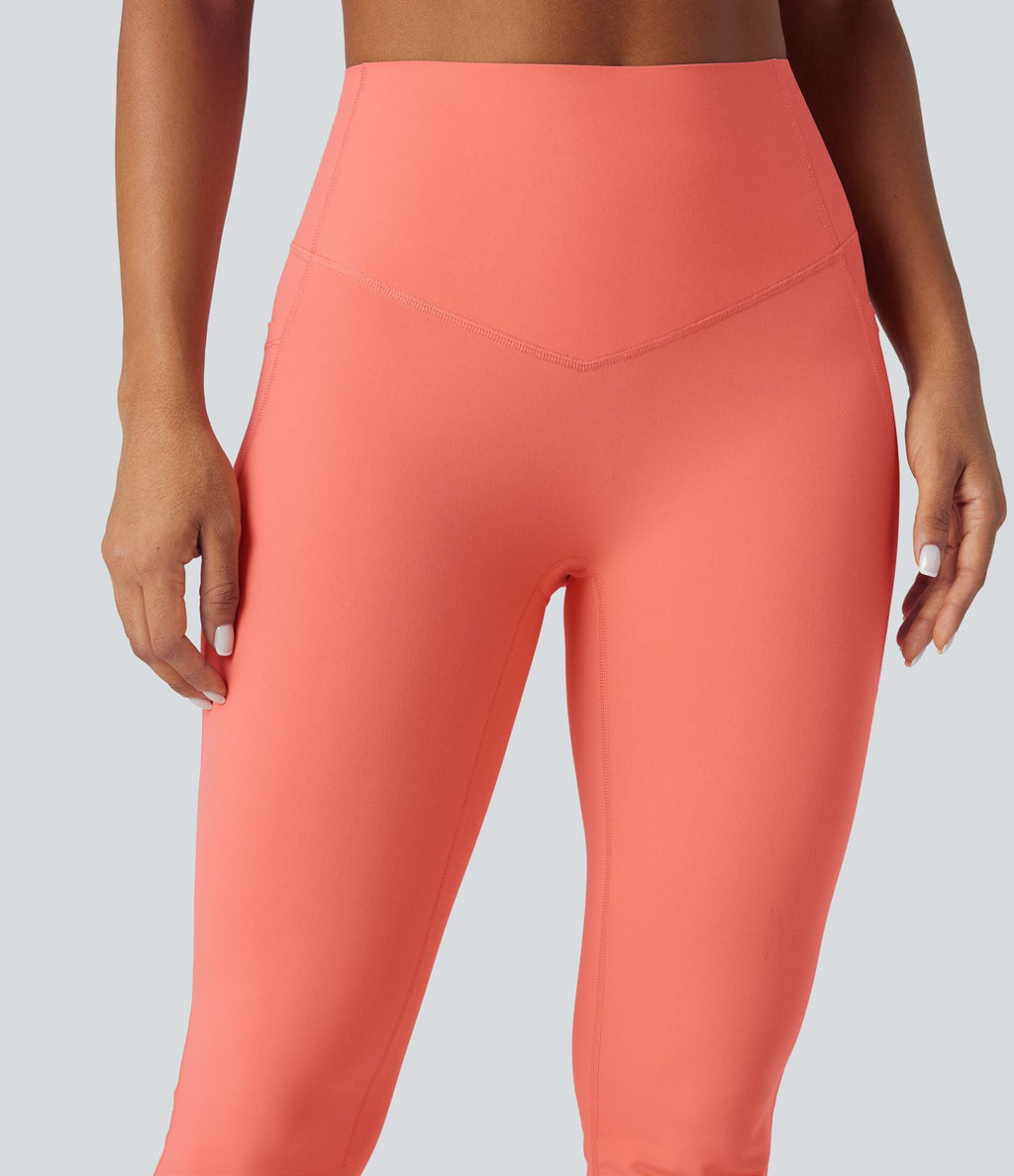 Pantalon de yoga à coupe bootcut gainant taille haute avec poches Halara UltraSculpt™