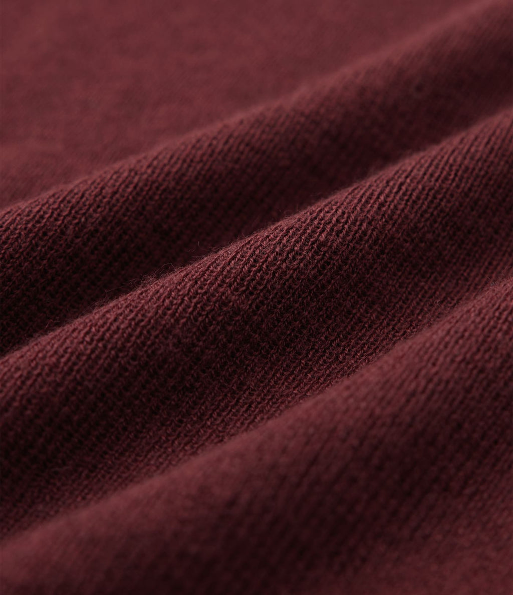 Pull col U manches longues