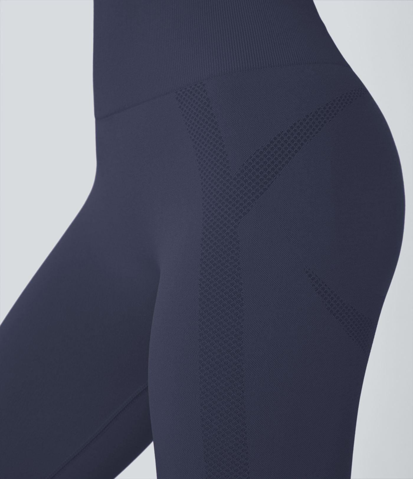 Legging yoga 7/8 taille haute froncé sans couture OneForm Seamless Flow