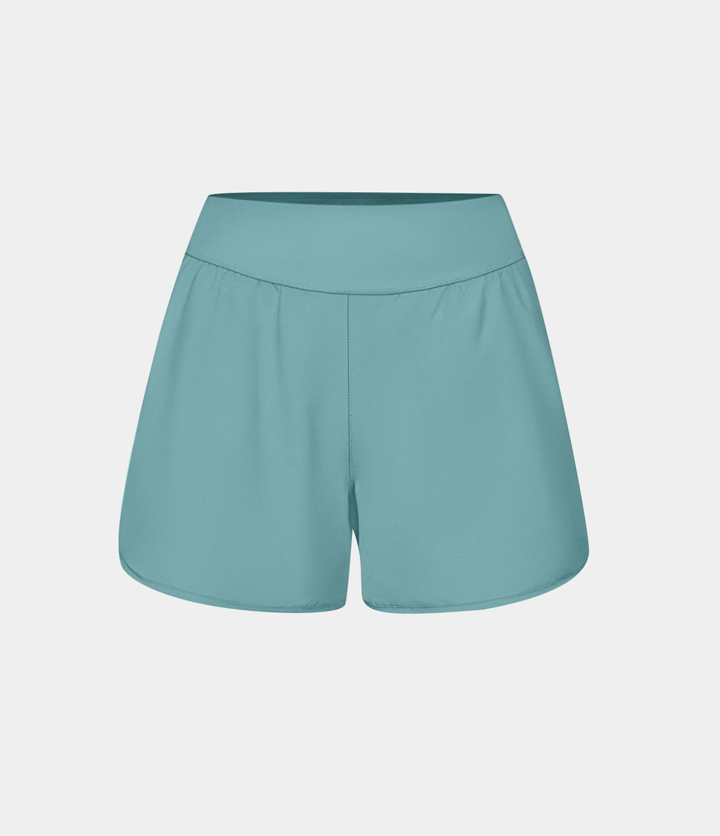 Breezeful™ Shorts 10cm Casual à Séchage Rapide Taille Haute et Poche Latérale