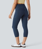 Halara Flex™ Jegging Travail Capri Tricoté Extensible Lavé Poche Latérale Croisée